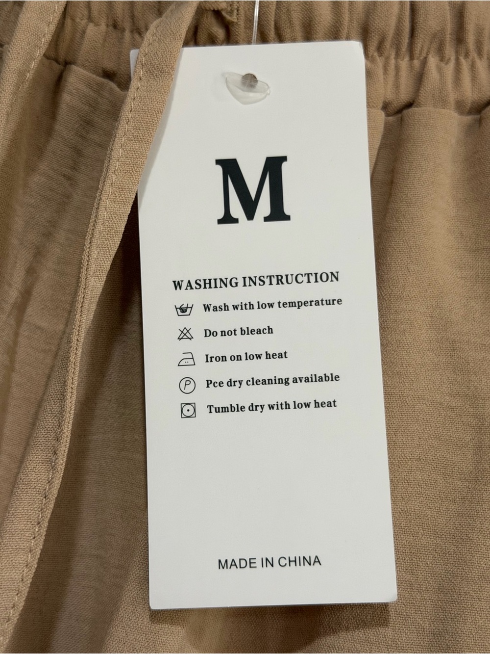Madewell Relaxed Wide-Leg Drawstring Pants - Taupe (M) - Picture 2 of 5